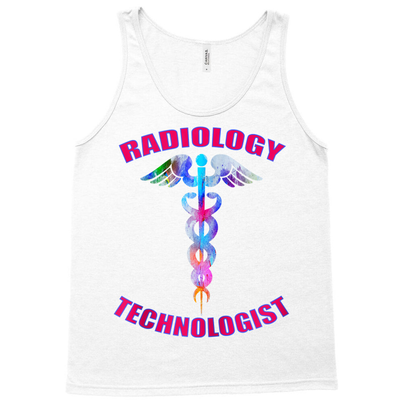 X Ray Radiology Technologist Tech Rt Caduceus Medical Symbol Zip Hoodi Tank Top by pypybedypa | Artistshot