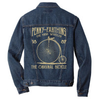 Penny Farthing Bike Retro Vintage Bicycle T Shirt Men Denim Jacket | Artistshot