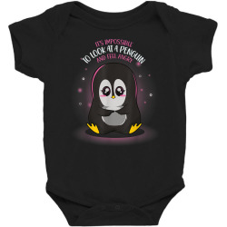 impossible to feel angry penguin Baby Bodysuit | Artistshot