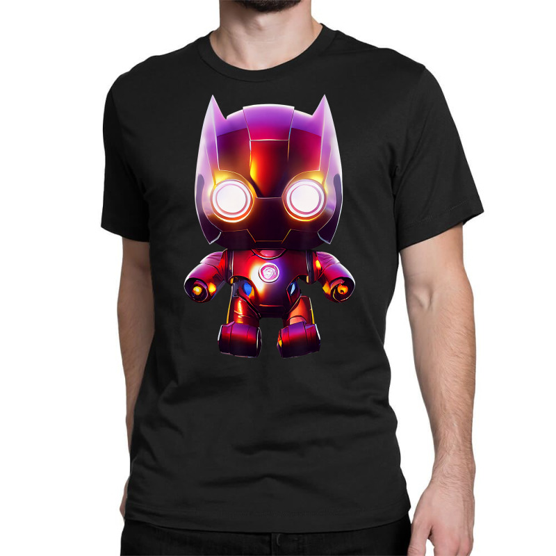 Superhero Owl Human Like Attributes Wearing Red Iron Armour T Shirt Classic T-shirt by cm-arts | Artistshot