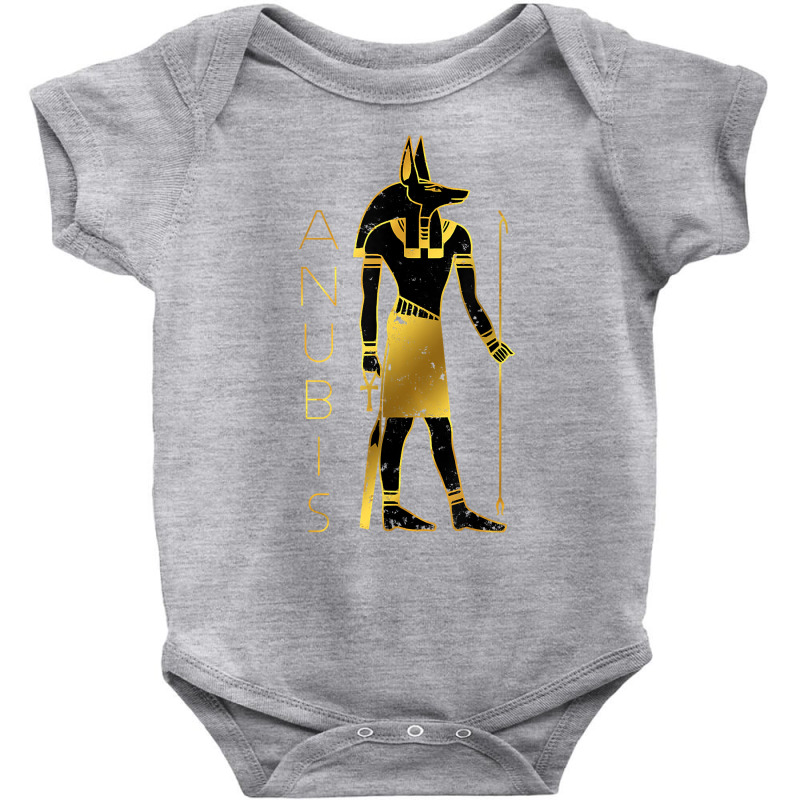 Anubis Black And Gold T Shirt Baby Bodysuit by cm-arts | Artistshot