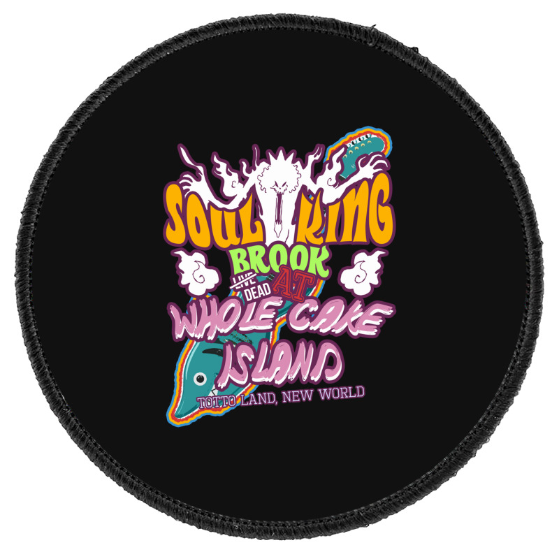 Soul King At Whole Cake Island Round Patch | Artistshot