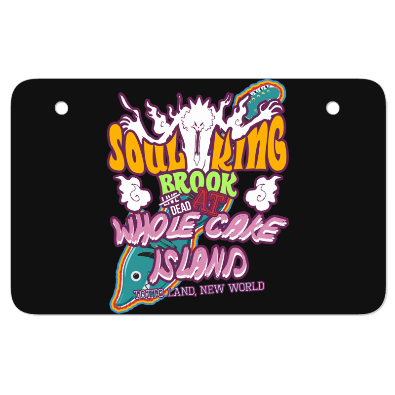 Soul King At Whole Cake Island Atv License Plate | Artistshot