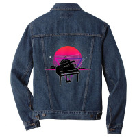 Musical Instrument Piano T Piano Player Or Pianist Men Denim Jacket | Artistshot