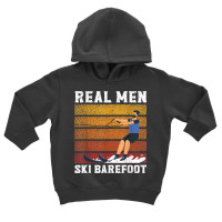 Mens Waterskiing Water Skiing Surface Water Sport Boat Waves Toddler Hoodie | Artistshot