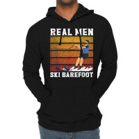 Mens Waterskiing Water Skiing Surface Water Sport Boat Waves Lightweight Hoodie | Artistshot