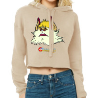 Thundercats Classic Snarf Big Face Premium T Shirt Cropped Hoodie | Artistshot