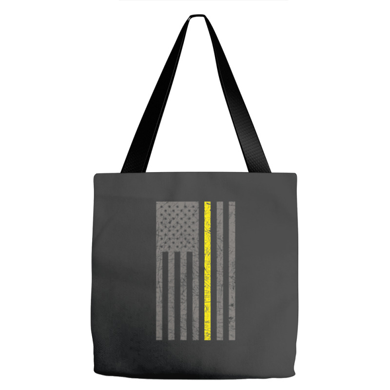 Dispatcher Thin Gold Line Shirt Tote Bags | Artistshot