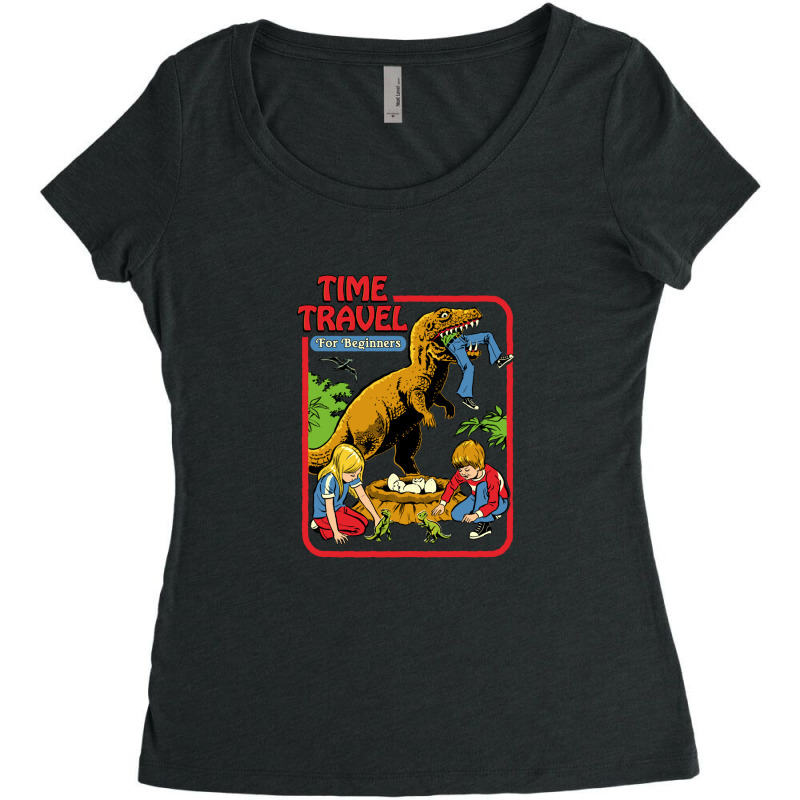 Time Travel For Beginners 1.png Women's Triblend Scoop T-shirt by LawrenceKemp | Artistshot