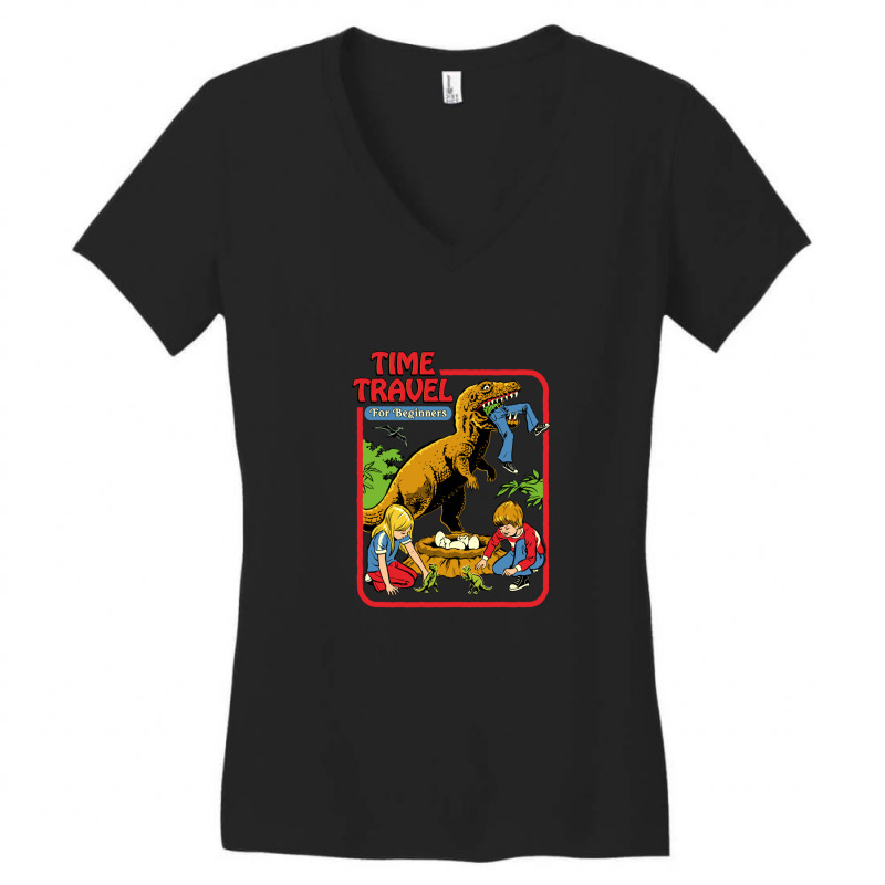 Time Travel For Beginners 1.png Women's V-Neck T-Shirt by SusieTucker | Artistshot