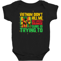 Vietnam Veterans Day Orange Agent Victims Retired Soldiers T Shirt Baby Bodysuit | Artistshot