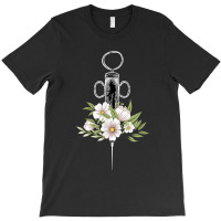 Phlebotomist Life Injection Phlebotomy Flowers Syringe T-shirt | Artistshot