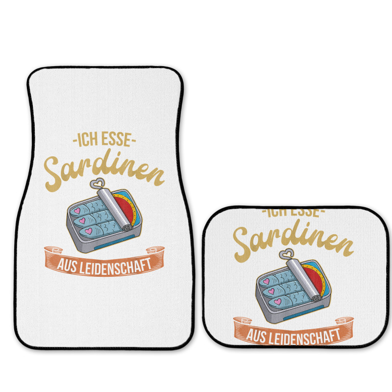 Sardine Anchovies Fish Dishes Canned Fish Cuisine T Shirt Full Set Car Mats | Artistshot