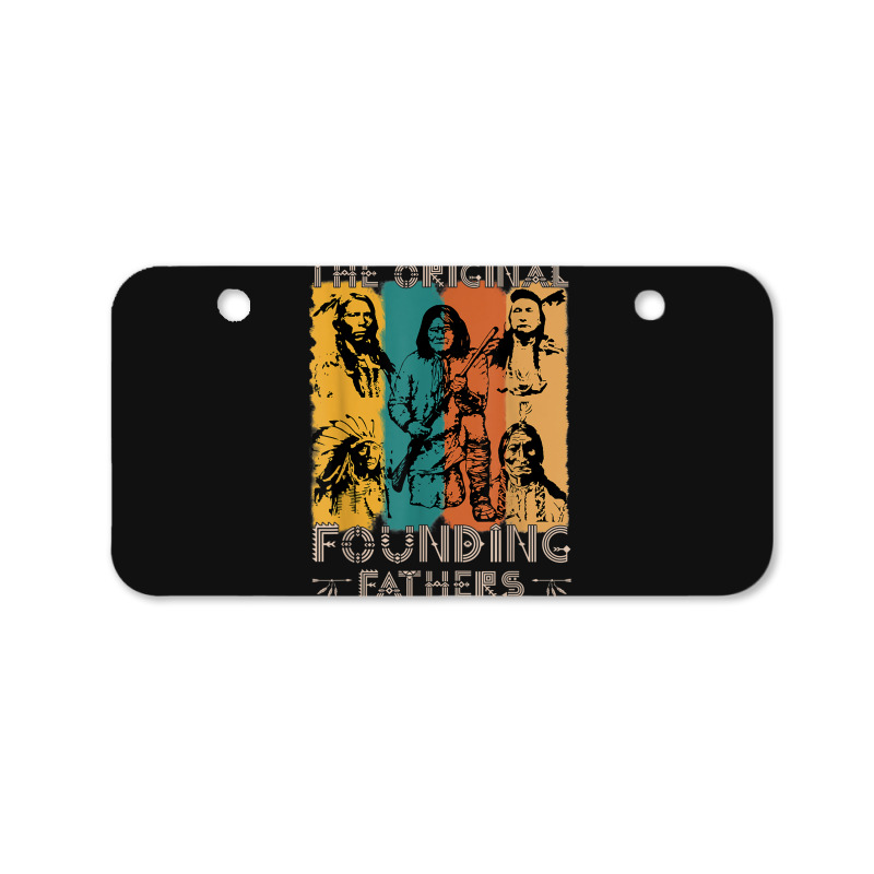 Original Founding Fathers Native American Indigenous Bicycle License Plate | Artistshot