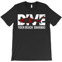 Dive Bahamas Tiger Beach Scuba Diving Shark T-shirt | Artistshot