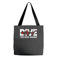 Dive Bahamas Tiger Beach Scuba Diving Shark Tote Bags | Artistshot