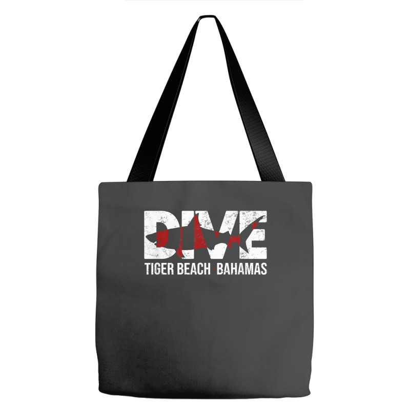 Dive Bahamas Tiger Beach Scuba Diving Shark Tote Bags | Artistshot