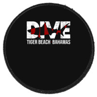 Dive Bahamas Tiger Beach Scuba Diving Shark Round Patch | Artistshot