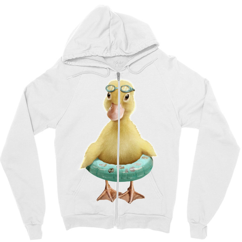 Duck Magnet Zipper Hoodie by YURIYAMIGUD | Artistshot