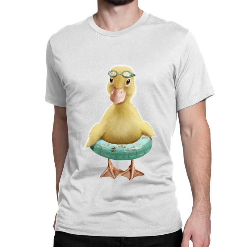 Duck Magnet Classic T-shirt by YURIYAMIGUD | Artistshot