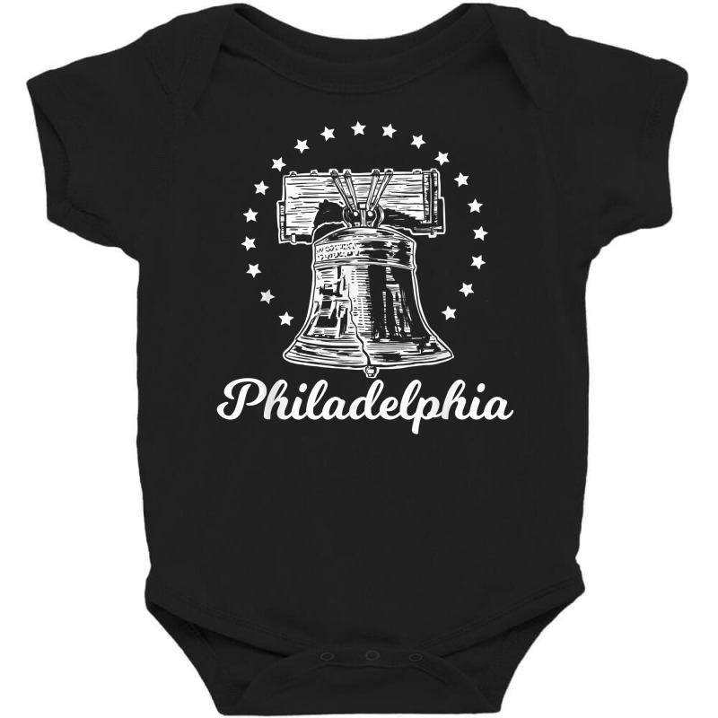 Philadelphia Novelty Liberty Bell T Shirt Baby Bodysuit by lazhehurezhu | Artistshot