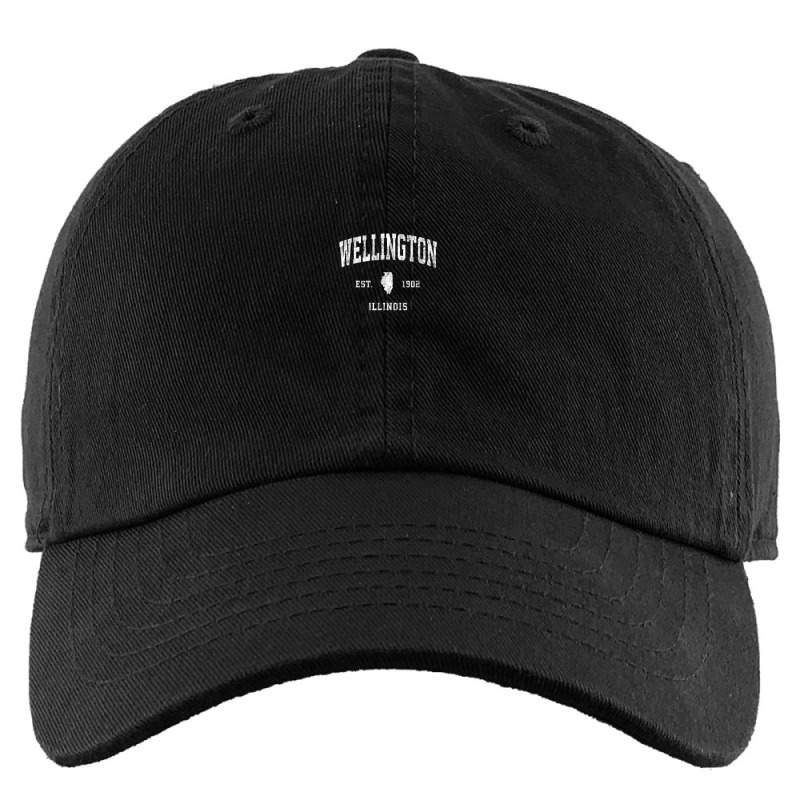 Wellington Illinois Il Vintage Athletic Sports Design Kids Cap | Artistshot