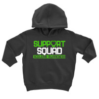 Scoliosis Support Squad Spine Surgery Recovery Green Ribbon Toddler Hoodie | Artistshot