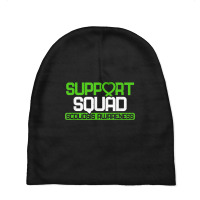 Scoliosis Support Squad Spine Surgery Recovery Green Ribbon Baby Beanies | Artistshot