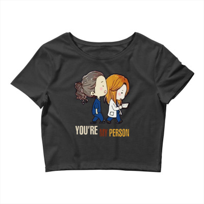 Grey’s Anatomy You’re My Person Crop Top Designed By Pinkanzee