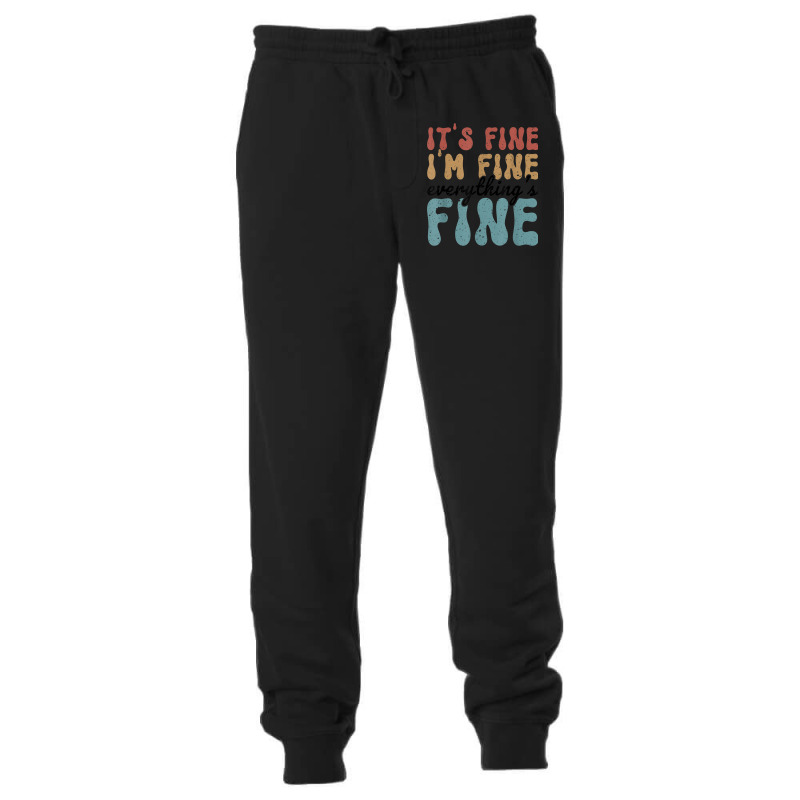 Vintage Retro It's Fine I'm Fine Everything Is Fine Gifts Unisex Jogger | Artistshot