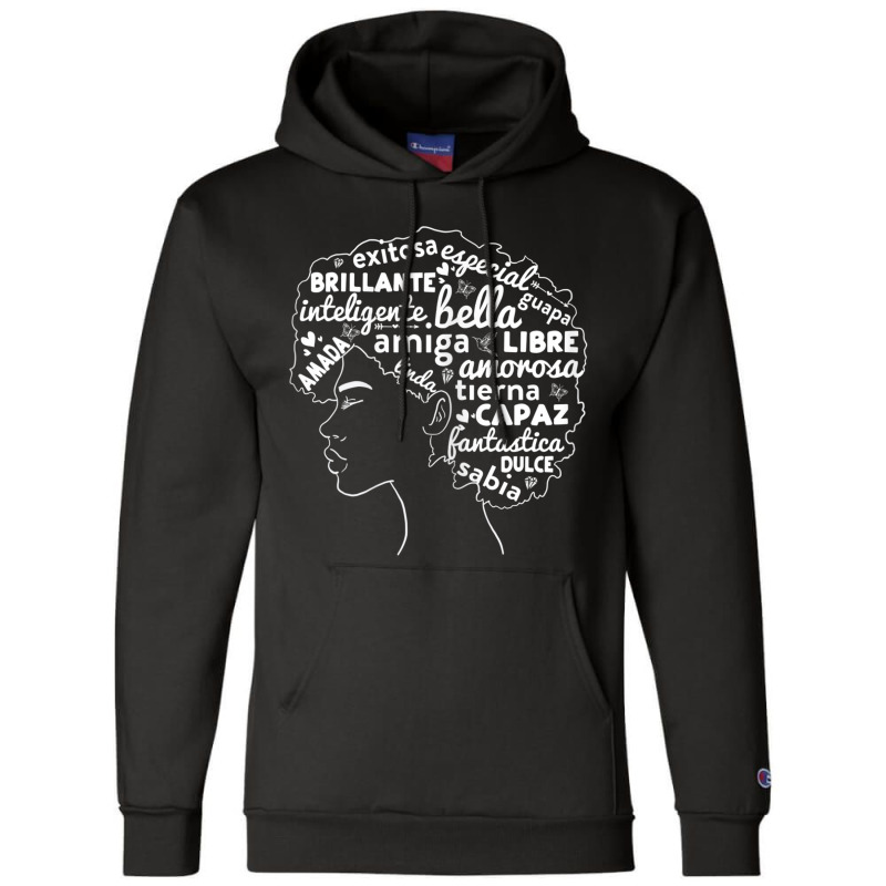 Womens Afro Latina Pride Gifafro-latino Black History Month Men Women Champion Hoodie by KhalilDesign | Artistshot