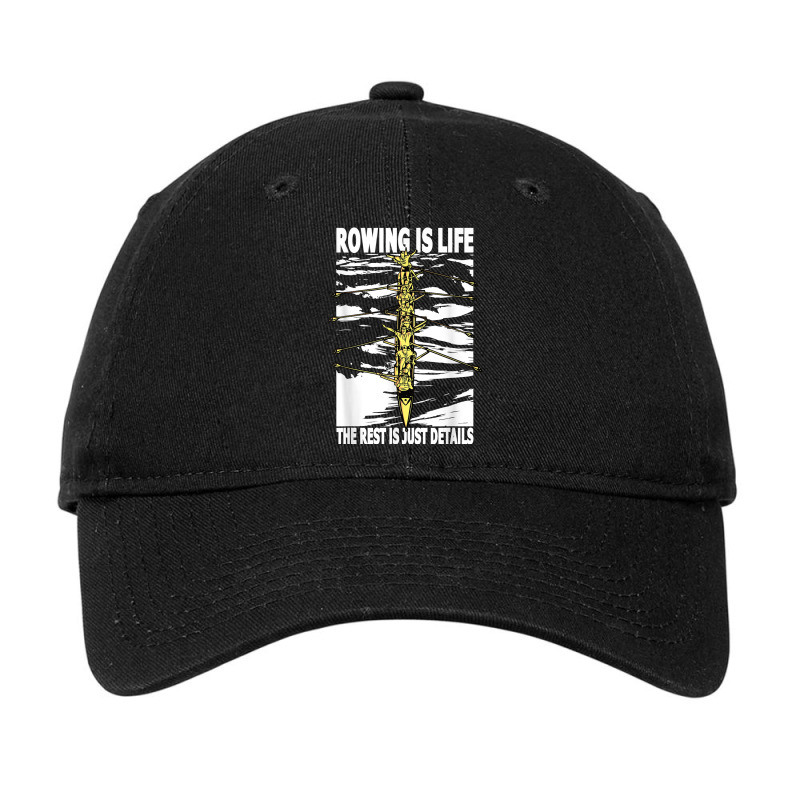 Rowing Is Life For Kayaking Water Sports Canoeist Rowers Adjustable Cap | Artistshot