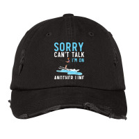 Sorry Can't Talk I'm On Another Line Water Skiing Water Ski Vintage Cap | Artistshot