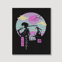 Anime Samurai Chillhop Perfect Gift Anime Portrait Canvas Print | Artistshot