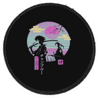 Anime Samurai Chillhop Perfect Gift Anime Round Patch | Artistshot