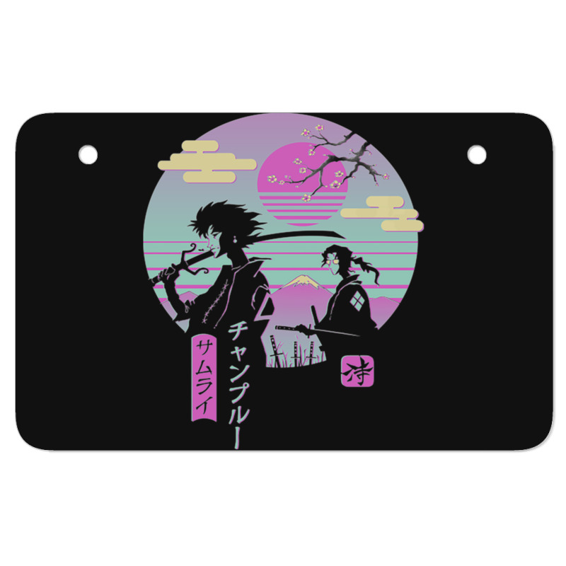 Anime Samurai Chillhop Perfect Gift Anime Atv License Plate | Artistshot