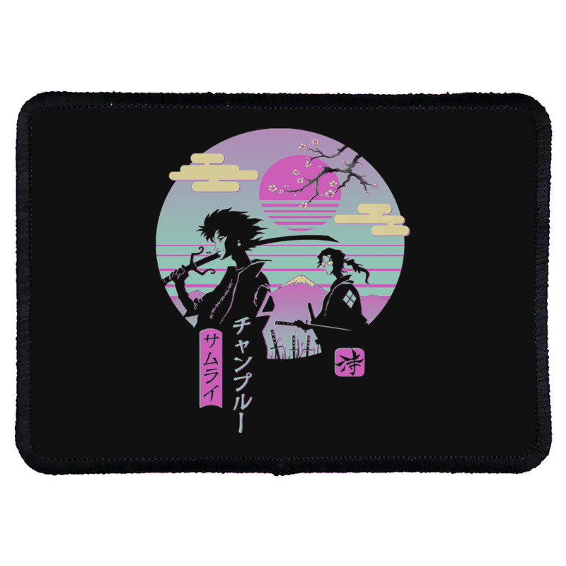 Anime Samurai Chillhop Perfect Gift Anime Rectangle Patch | Artistshot