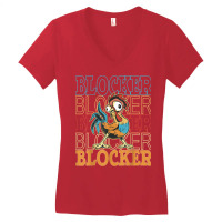 Cock Blockers, Kawaii Rooster Lovers, Funny Gags For Men T Shirt Women's V-neck T-shirt | Artistshot