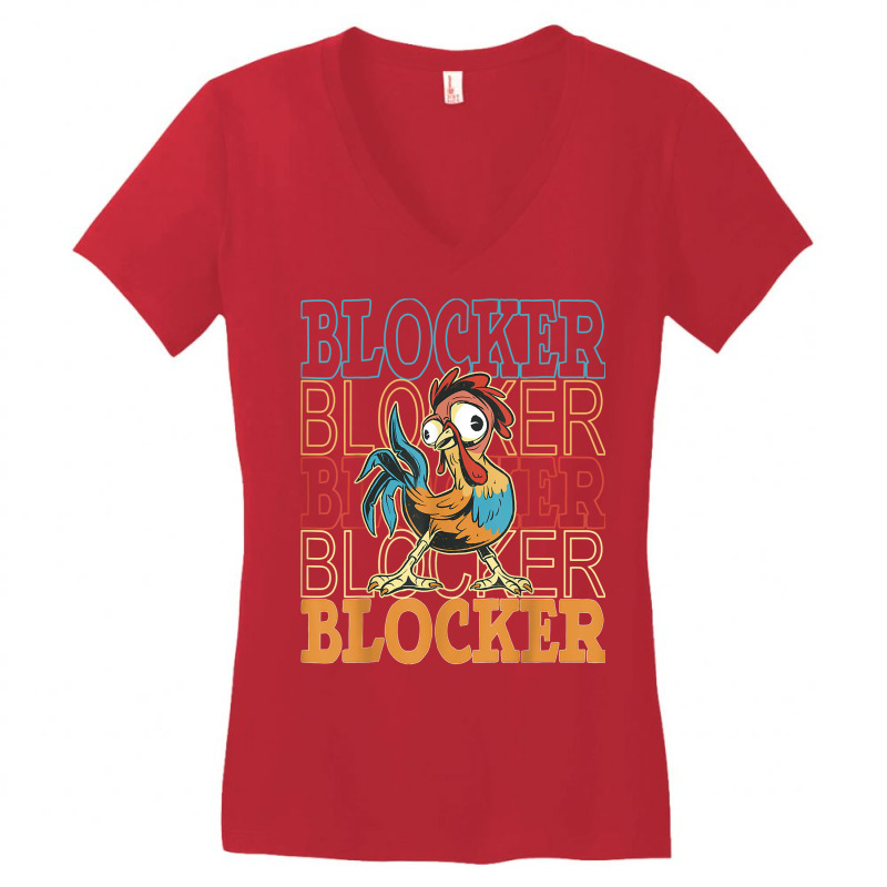 Cock Blockers, Kawaii Rooster Lovers, Funny Gags For Men T Shirt Women's V-Neck T-Shirt by goveteman | Artistshot