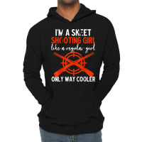 Sporting Trap Clay Lover Clay Shooting Skeet Shooting Girl Lightweight Hoodie | Artistshot