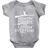 Hunting Fishing Shirt And Loving Everyday  Country Baby Bodysuit | Artistshot