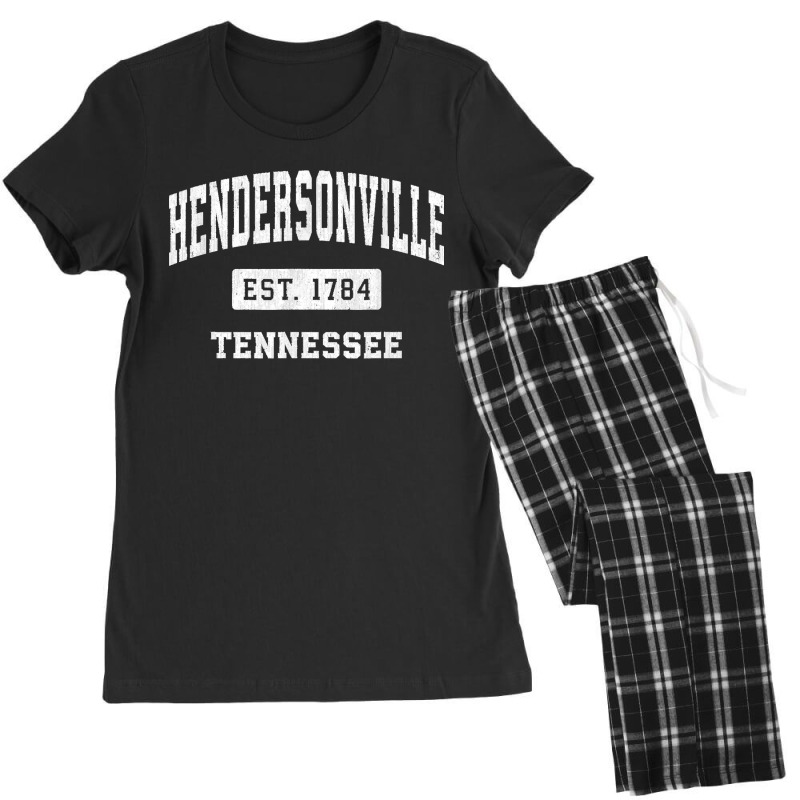 Hendersonville Tennessee Tn Vintage Established Sports Women's Pajamas Set by cm-arts | Artistshot