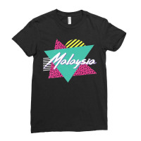 Malibu California Retro 1970's Design Ladies Fitted T-shirt | Artistshot