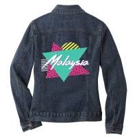 Malibu California Retro 1970's Design Ladies Denim Jacket | Artistshot