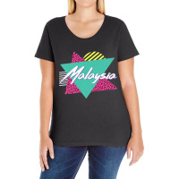 Malibu California Retro 1970's Design Ladies Curvy T-shirt | Artistshot