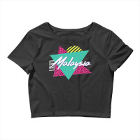 Malibu California Retro 1970's Design Crop Top | Artistshot