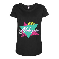 Malibu California Retro 1970's Design Maternity Scoop Neck T-shirt | Artistshot