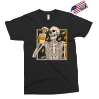 Vintage Halloween Skeleton Pumpkin Spice Latte Syrup Creamer T Shirt C Exclusive T-shirt | Artistshot