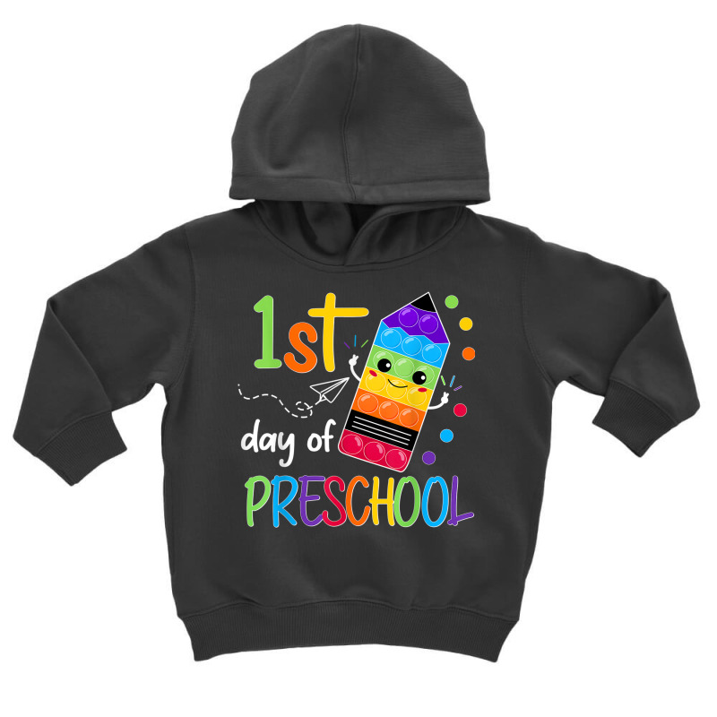 Poppin' It First Day Of Preschool Teacher Girls Boys Toddler Hoodie | Artistshot