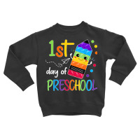 Poppin' It First Day Of Preschool Teacher Girls Boys Toddler Sweatshirt | Artistshot